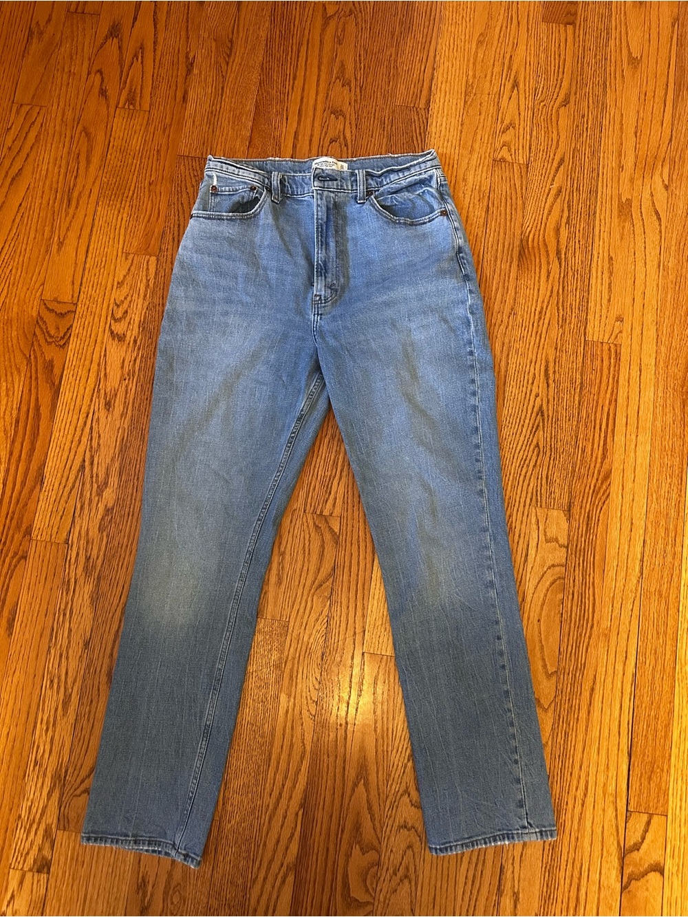 Abercrombie & Fitch Light Blue High Rise Women’s Jeans Size 12 Curve Love